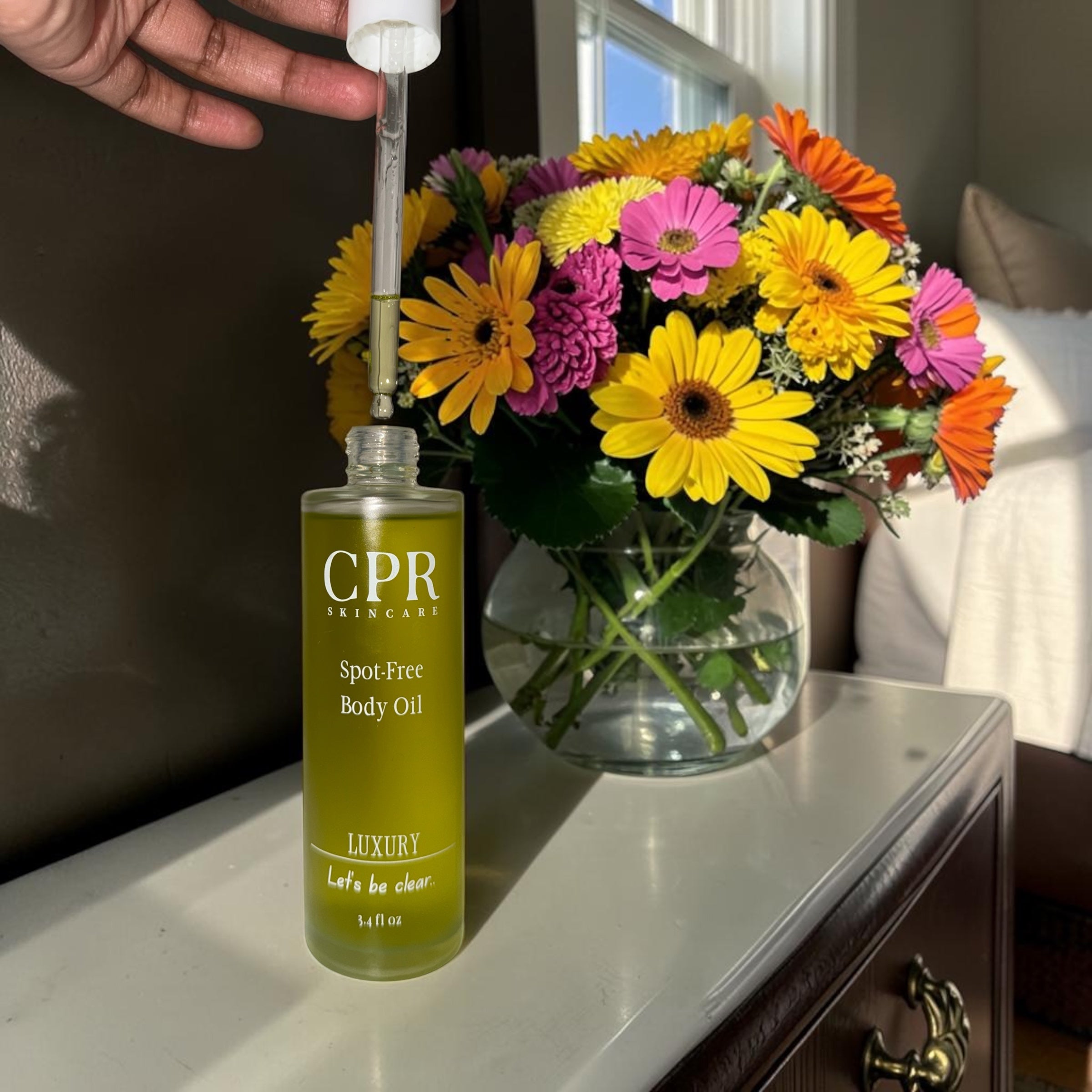 Spot-Free Body Oil